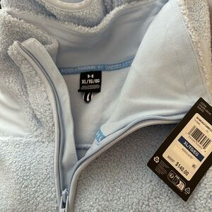 Under Armour Light Blue Fleece Pullover